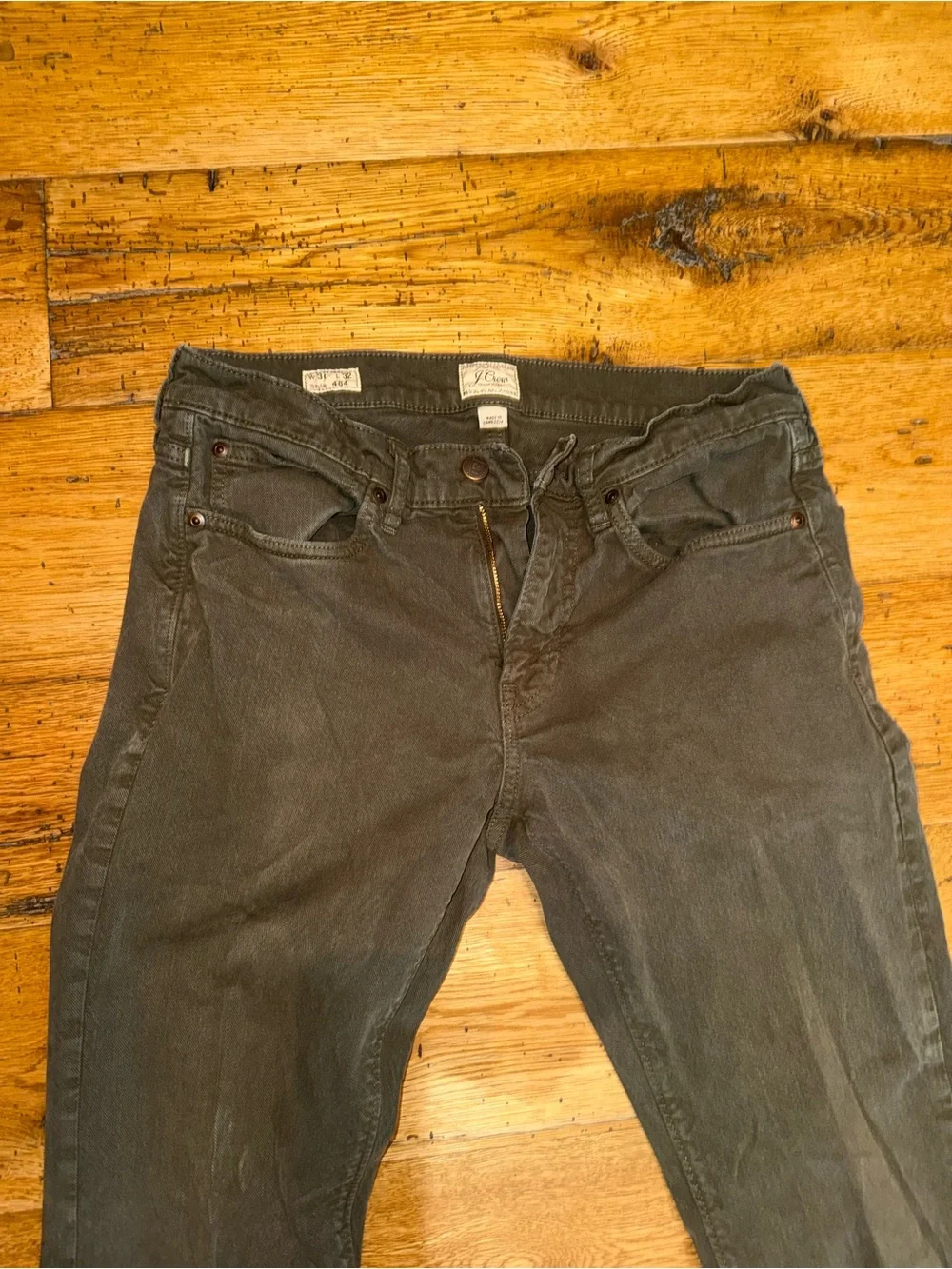 J. Crew Men's Dark Gray Corduroy Pants 31 c 32